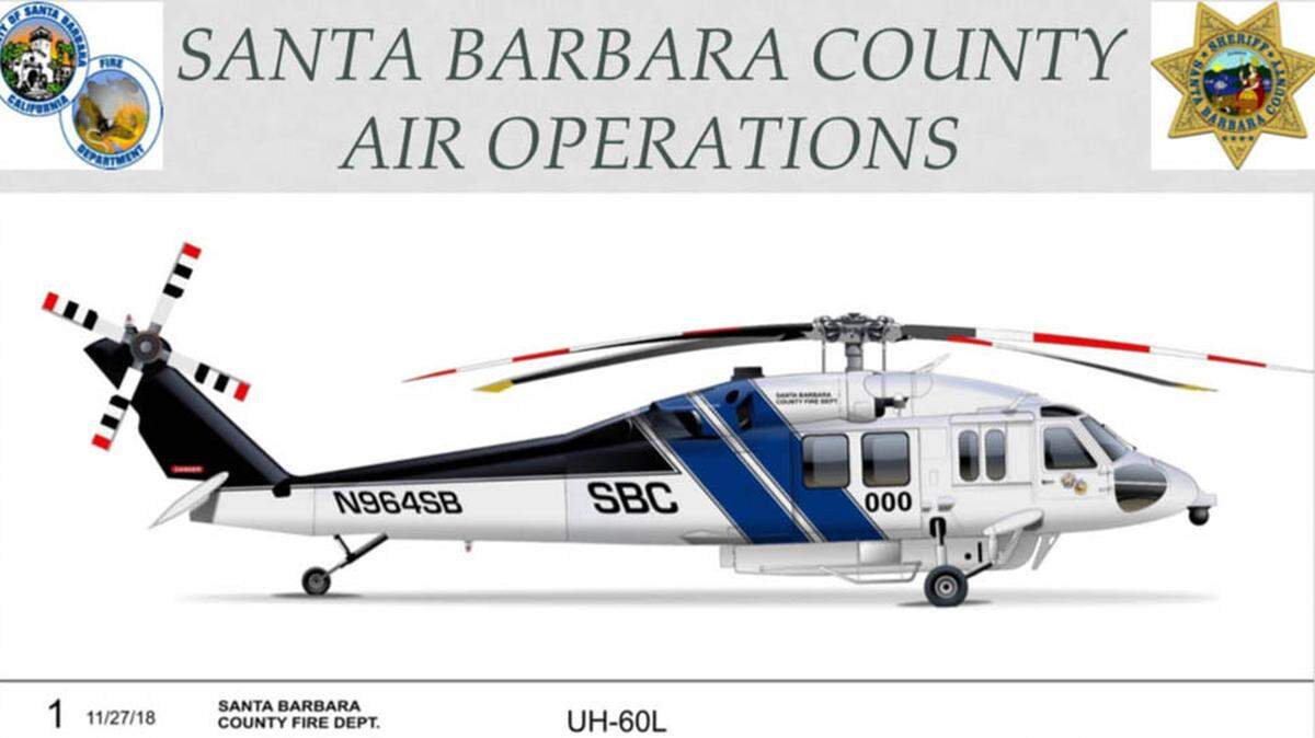 A relatively new Blackhawk helicopter will join the Santa Barbara County Air Support Unit fleet to help with firefighting and rescue operations.
