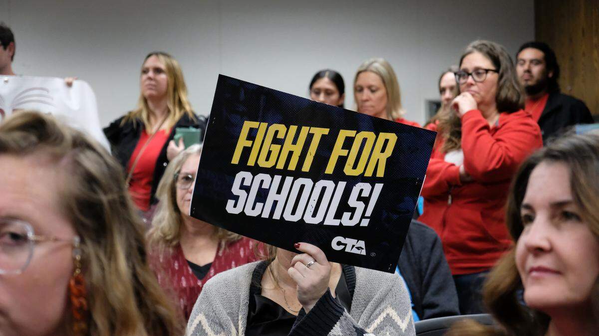 Paso Robles teachers and school employees showed up at a school board meeting on January 27, 2026, demanding a cost-of-living adjustment higher than the proposed 1% the district offered.