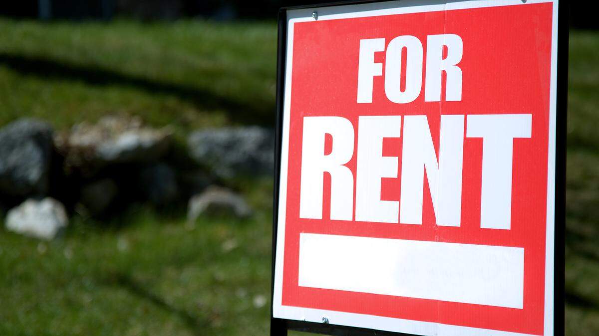 For rent sign