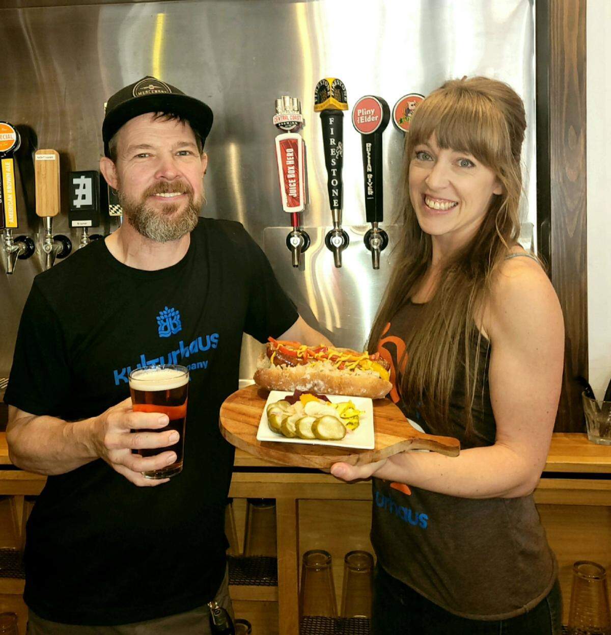 Kulturhaus Brewing Company owners Jennifer Harris and Eric Kirchner said opening the Pismo Beach brewery is “a dream come true.”