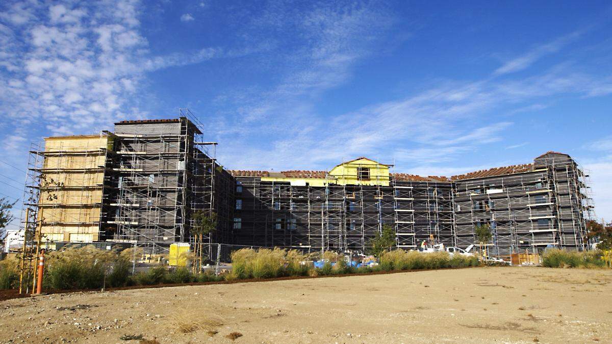 Work to relocate heating and air-conditioning equipment has set back the opening of the Marriott SpringHill Suites near Home Depot in Atascadero.