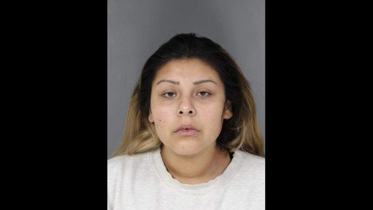 Alexandrea Raven Scott, 23, was arrested on suspicion of willfully causing or permitting a child to suffer great bodily injury or death. Police say she left her 18-month-old son in a car with the windows rolled up for about 10 hours. The boy died.