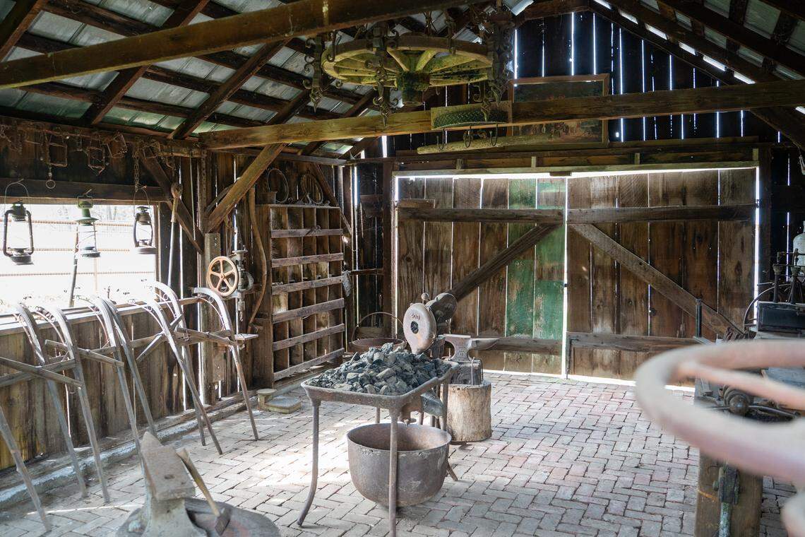 Creston Manor, a 577-acre property on Calf Canyon Road, is up for sale for around $7 million, pictured here Monday, Feb. 9, 2026. The property was once owned by "Jeopardy!" host Alex Trebek and includes 22 acres of vineyard vines, farm land and several residences.