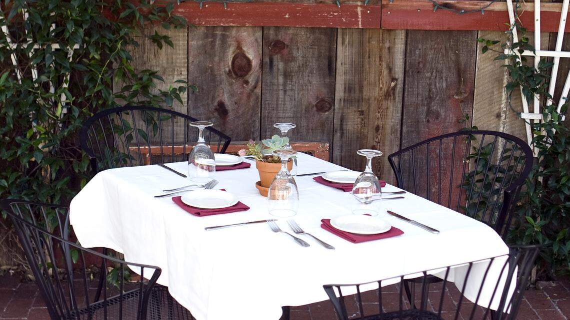 Hoppe's Garden Bistro in Cayucos.