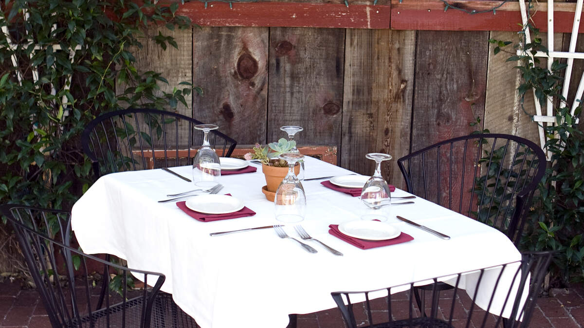 Hoppe's Garden Bistro in Cayucos.