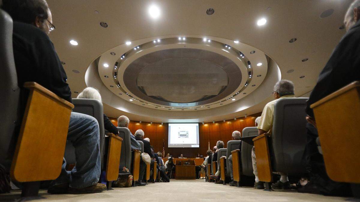 San Luis Obispo County Board of Supervisors chambers.