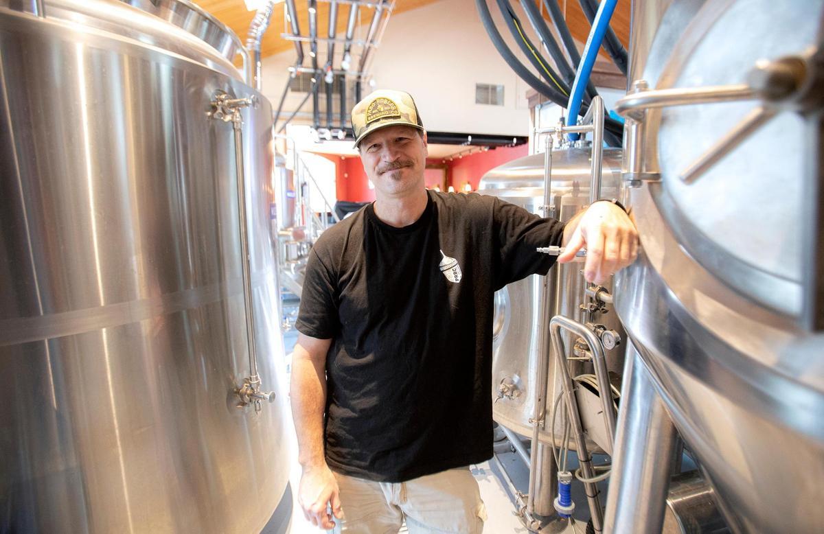 Ryan Bonner, owner of Paso Robles Brewing Company, in Paso Robles.