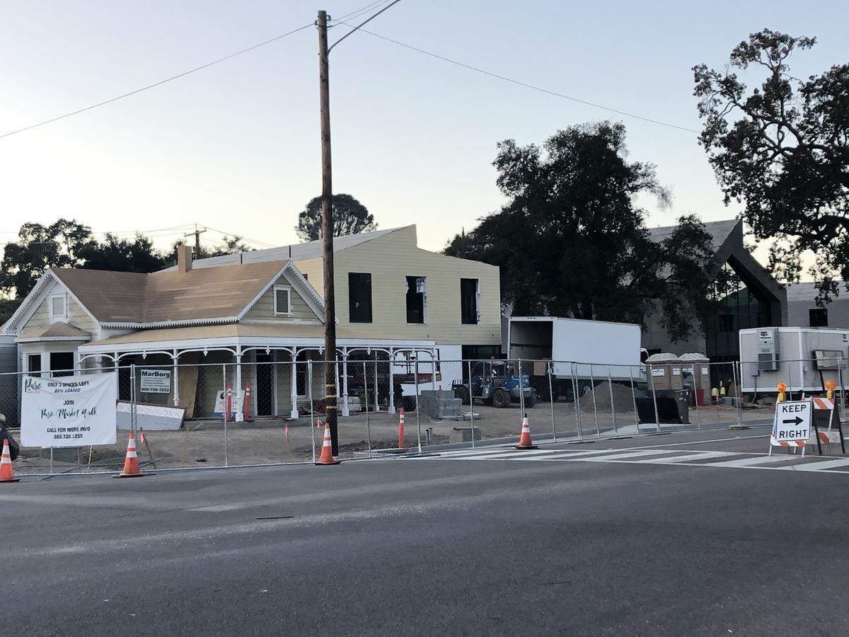 The Paso Market Walk is taking shape on Spring Street in Paso Robles. The marketplace will feature food, wine and lodging near downtown.