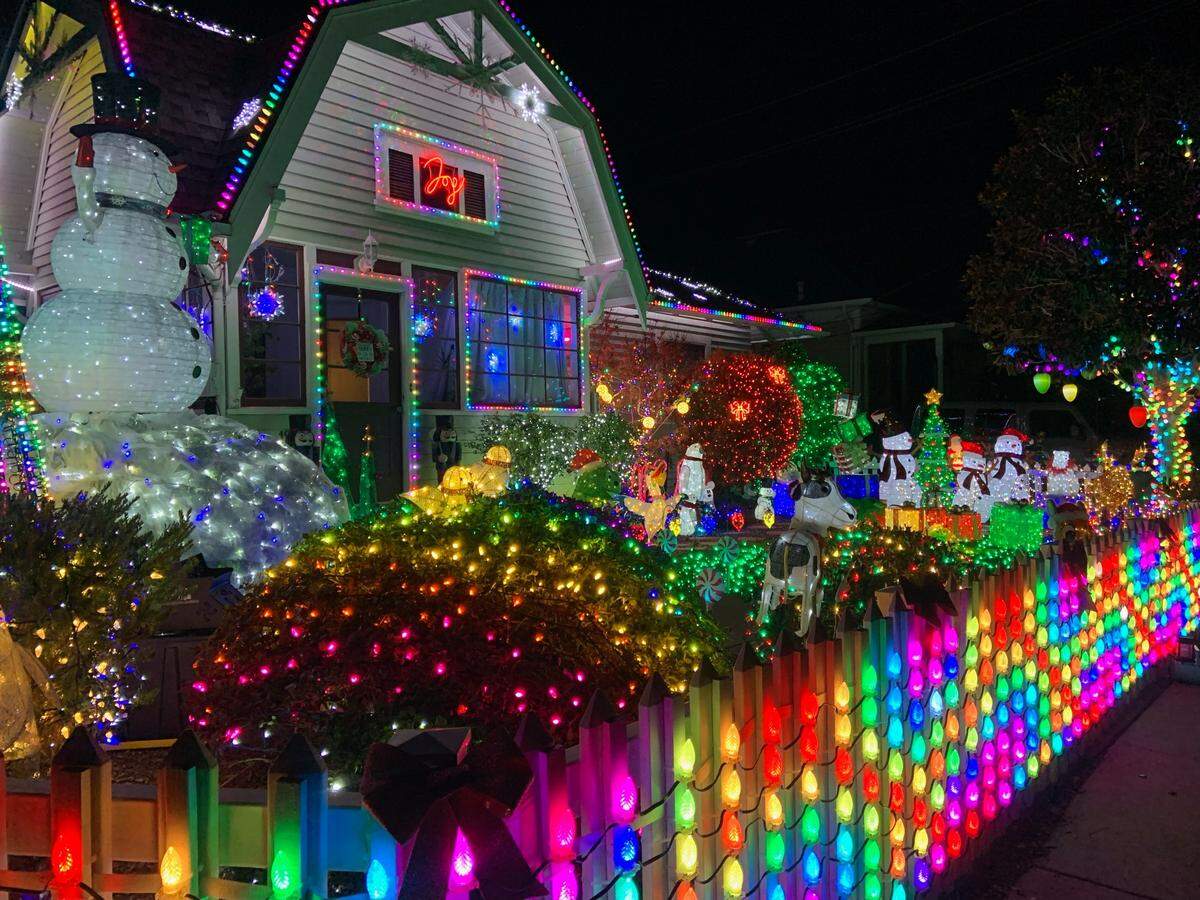 For the 10th year, Wayne and Leslie Terry have decorated their home at 1902 Chorro St. in San Luis Obispo with lights synchronized to festive Christmas music.