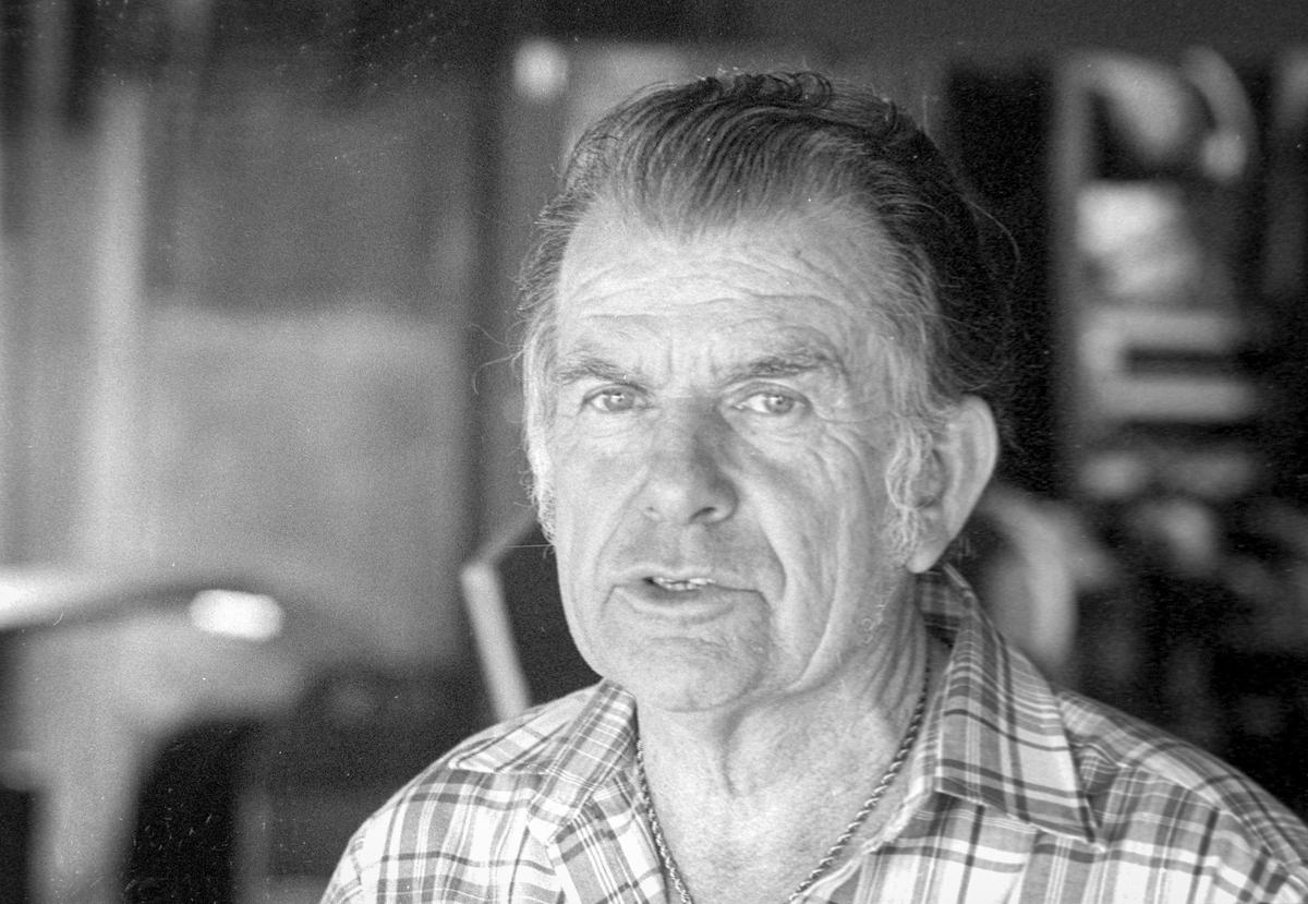 Port San Luis Harbor board member Gerard Parsons at his San Luis Mill and Lumber shop in this photo from Jan. 30, 1984. He and brother, Roy owned the lumber yard.