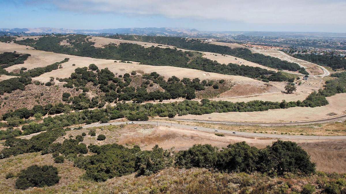 This view looking south shows a portion of Price Canyon in 2011 where 961 acres could eventually be annexed into Pismo Beach and developed.
