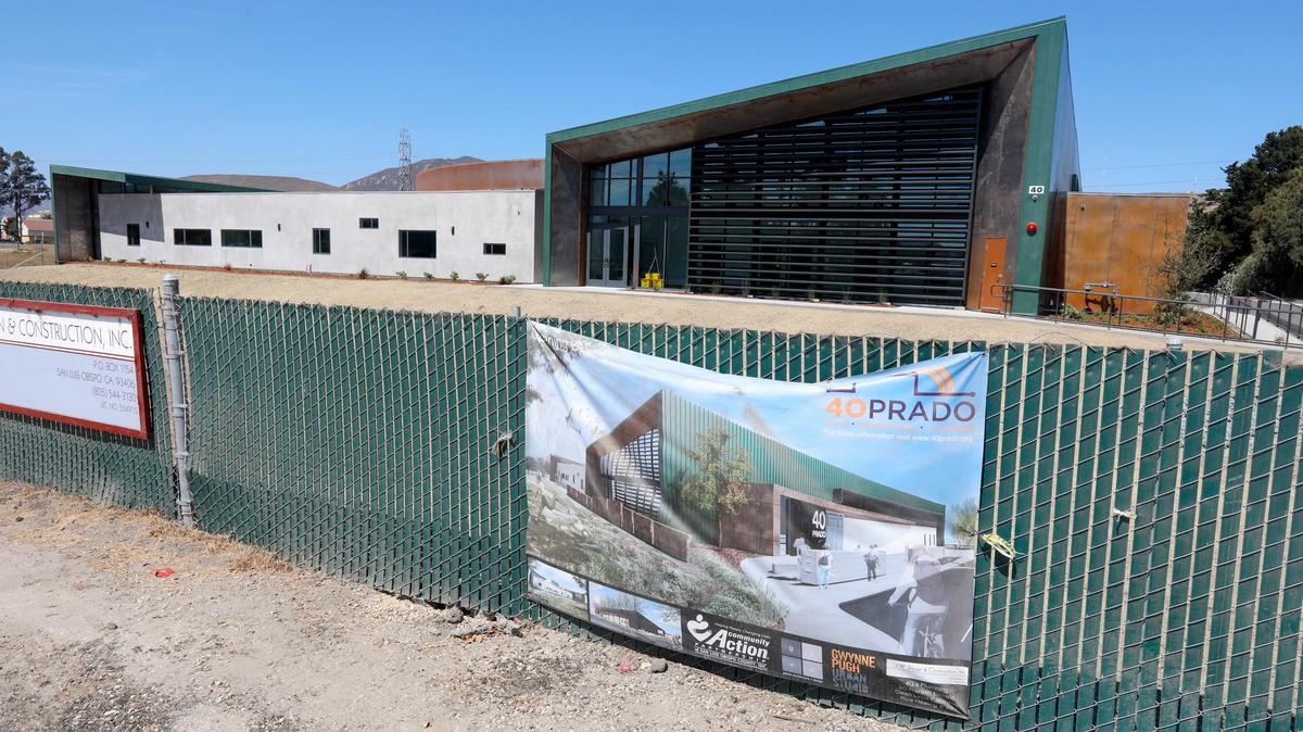 The new 40 Prado homeless center was supposed to open Sept. 1, but it has been delayed due to construction hangups and now it’s likely to open in early October.