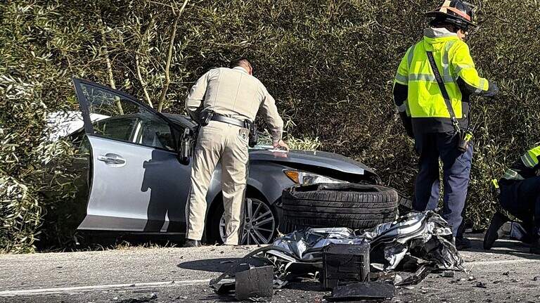 2-vehicle crash slows traffic near Morro Bay