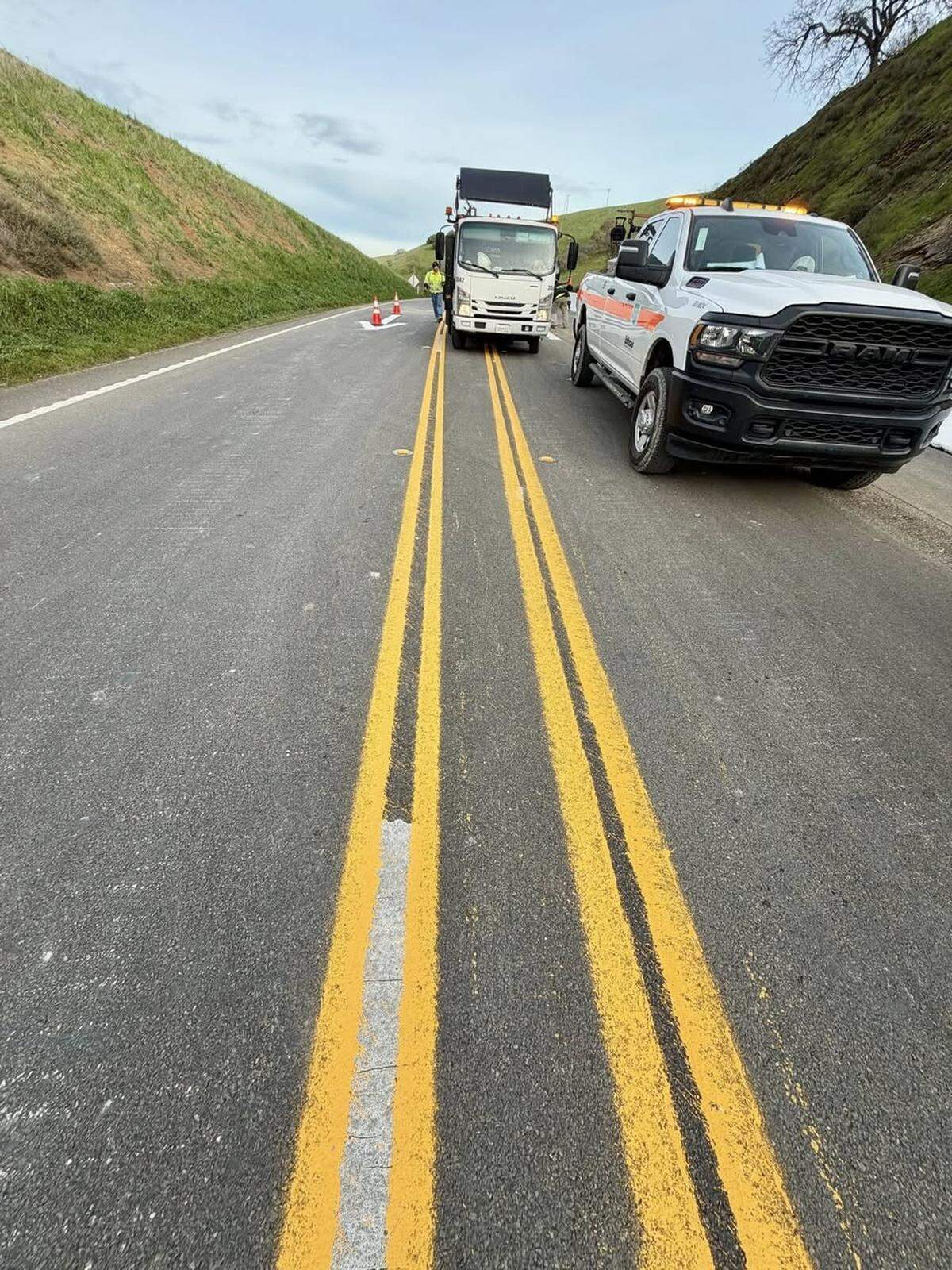 Highway 41 north of the Cholame Y reopened Tuesday evening after a debris slide blocked the roadway late Sunday, Dec. 28, 2025.