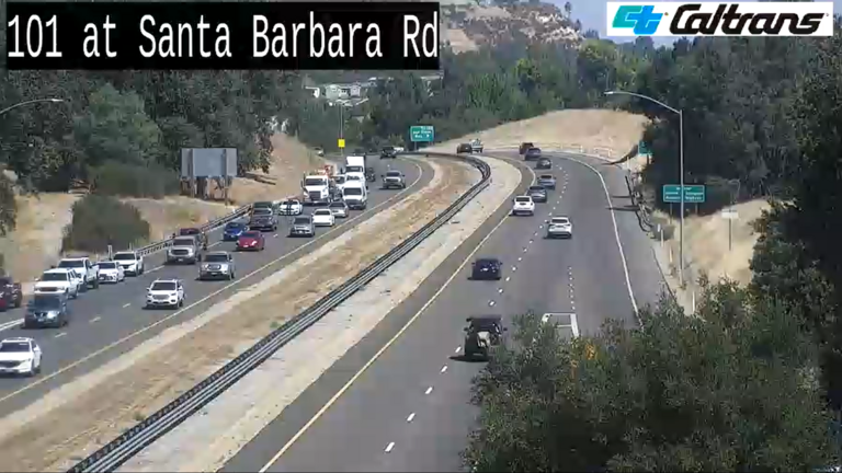 Rollover crash on Highway 101 blocks traffic in SLO County