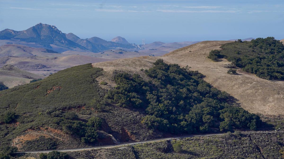 3544 Vista Del Ciudad sits more than 1,600 feet above sea level and overlooks the Cuesta Grade, San Luis Obispo and Morro Bay Friday, Dec. 13, 2024. Originally constructed in 1951 by Alex Madonna, the property was at the core of a manslaughter trial that grabbed local and international headlines for more than a year the same year it was built.