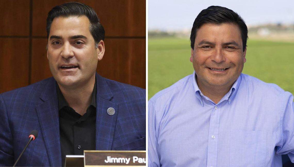 District 4 Supervisor Jimmy Paulding, left, is being challenged by Adam Verdin, a longtime business owner and volunteer, in the 2026 election.