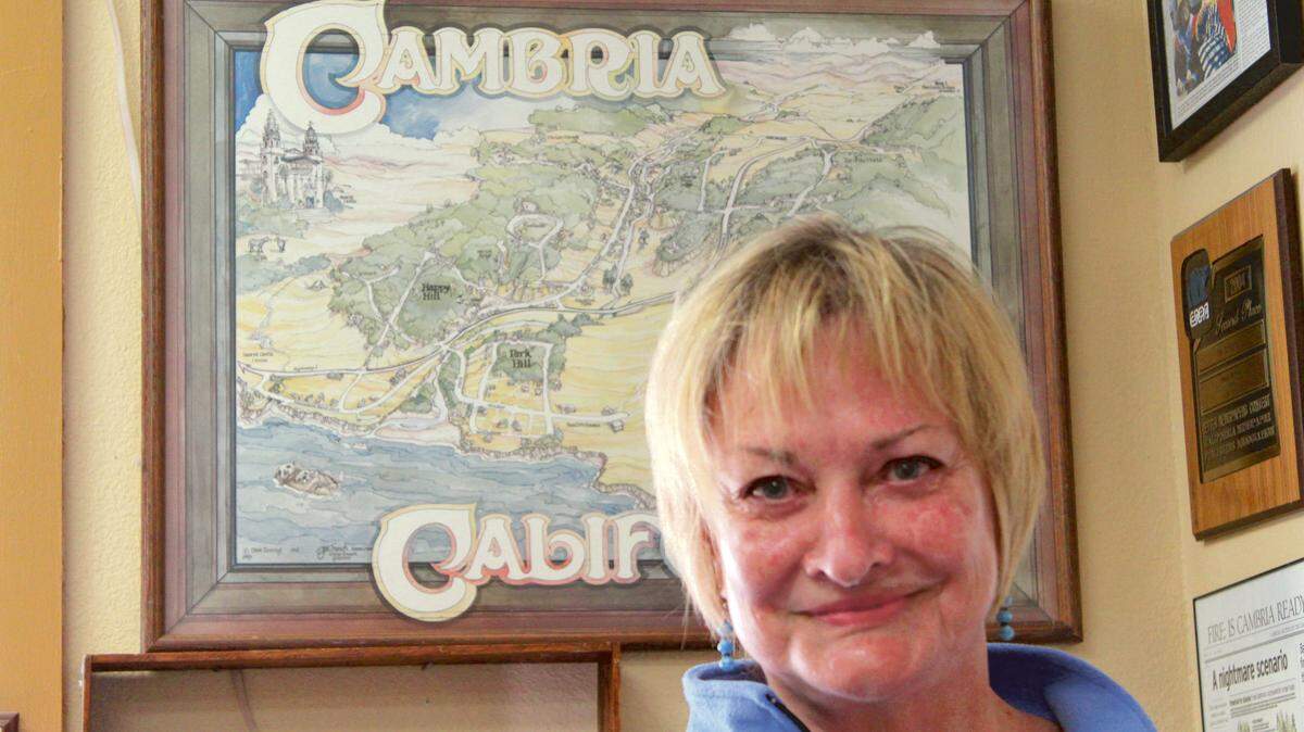 Dixie Walker is the first woman to serve as president of the Cambria Lions Club.