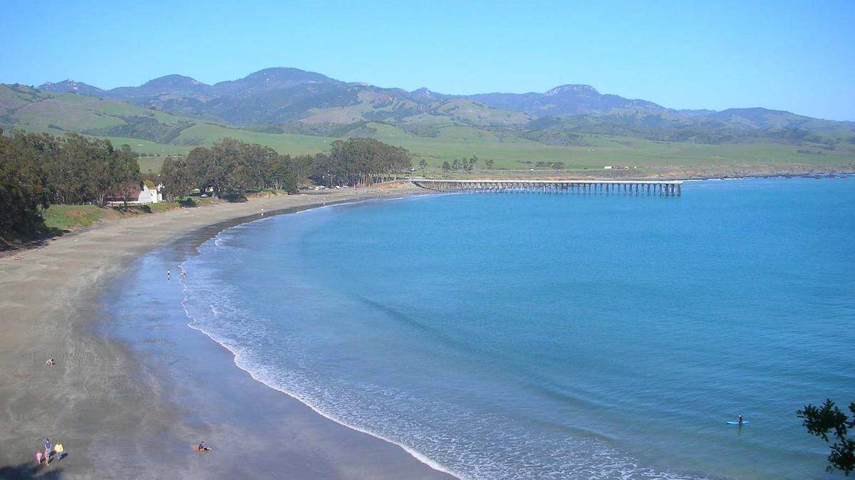 San Simeon Bay, also known as San Simeon Cove, is seen here in 2008. It's part of the Monterey Bay National Marine Sancutary and the Coastal Discovery Center is in the day use area at the cove.