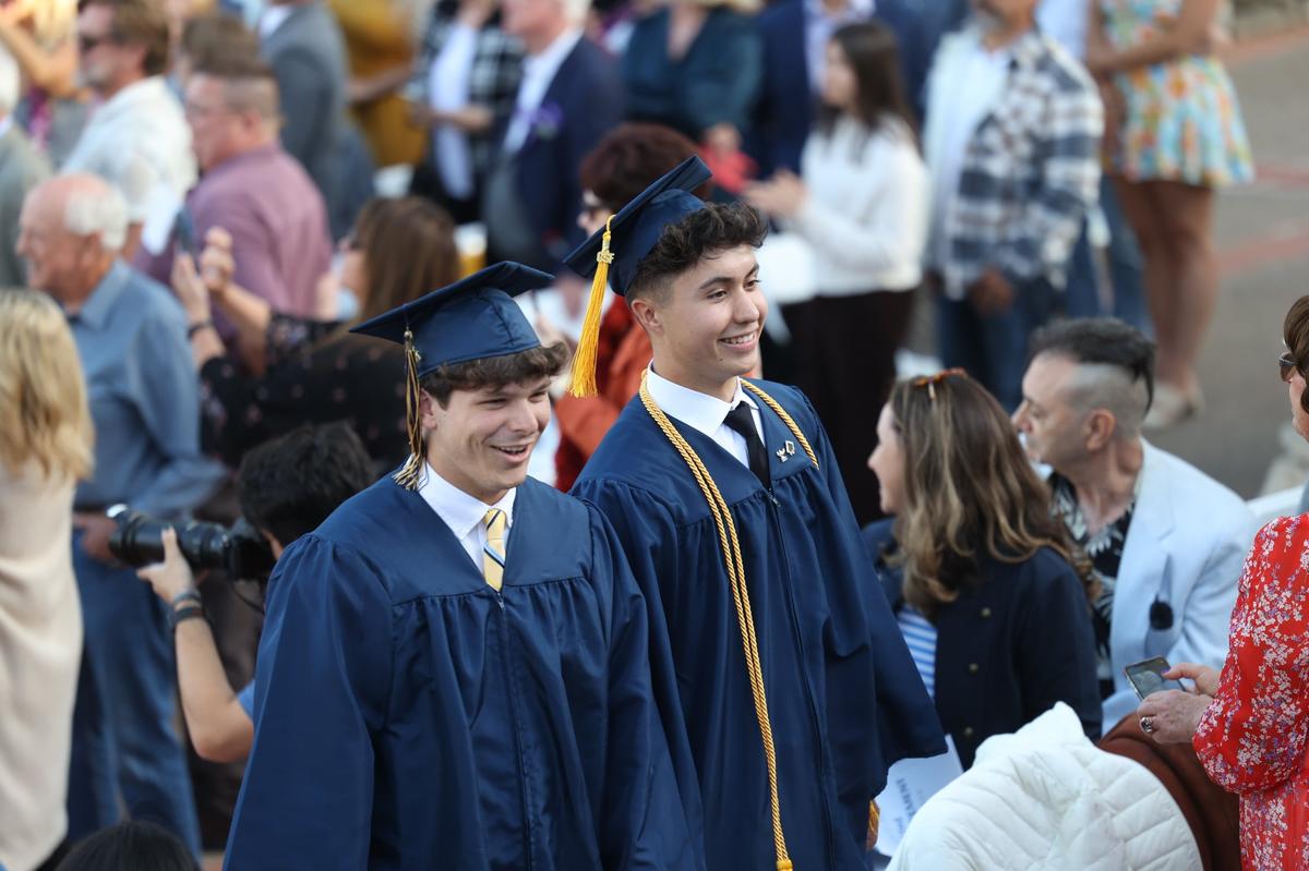 Mission College Prep awarded diplomas to 69 graduates on the steps of Mission San Luis Obispo on May 31, 2024.