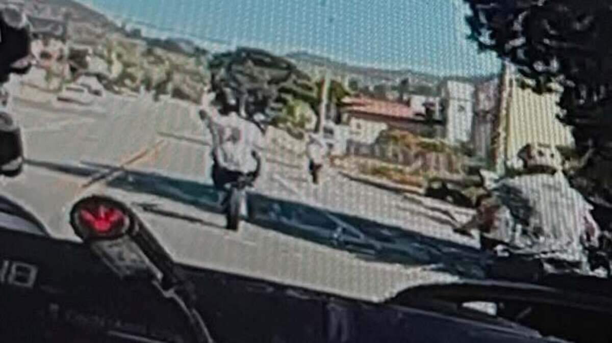 The California Highway Patrol is searching for a man who led officers on a high-speed chase through San Luis Obispo County on April 19, 2026.