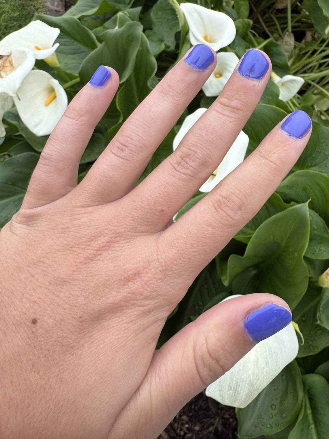Tribune reporter Hannah Poukish got a $10 manicure at The Salon at Lucia Mar on Feb. 17, 2026.