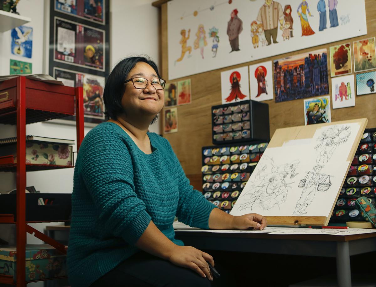 San Luis Obispo artist Irene Flores will participate in the inaugural SLO Comix Fair on Saturday in San Luis Obispo.