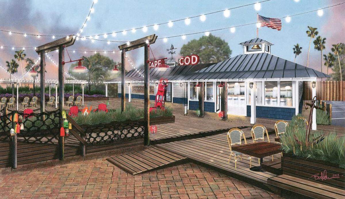A new restaurant called the Cape Cod Eatery and Taphouse is slated to open in Shell Beach in June. It will feature expansive outdoor seating with fire pits and a play structure.