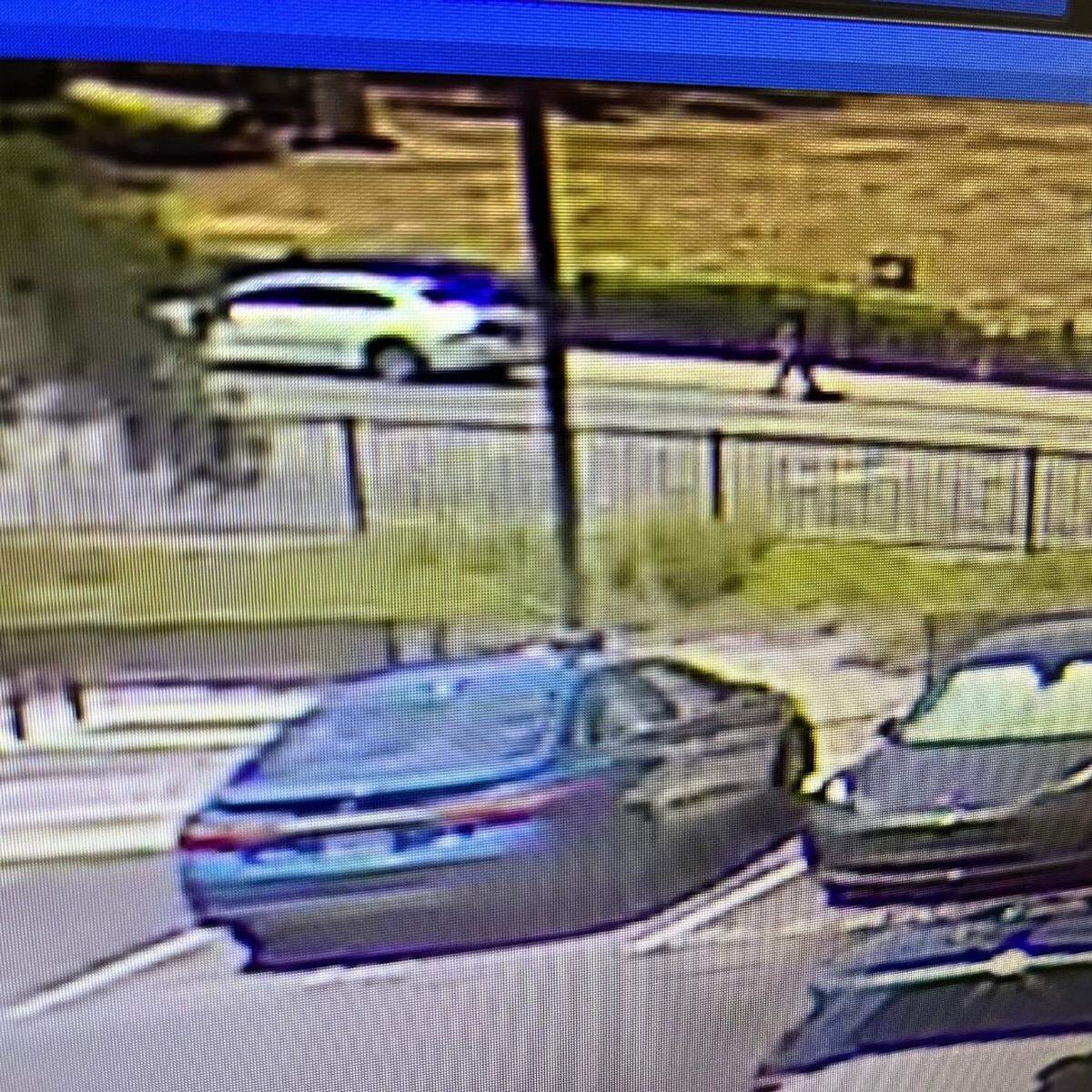 San Luis Obispo Police Department is searching for the driver of a white sedan who hit and injured two bicyclists on July 23, 2024.