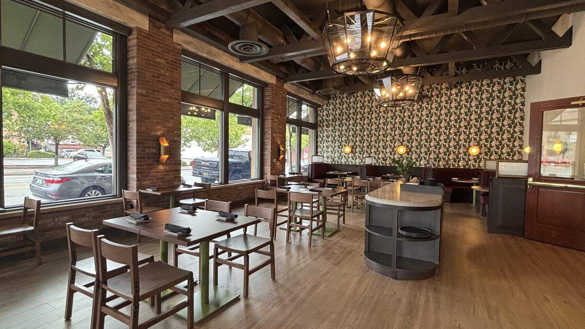 The dining room at the Mabel Lounge. The Mabel Lounge in Atascadero opened on May 13 inside The Carlton Hotel, serving small bites and plates in a cozy, intimate atmosphere.