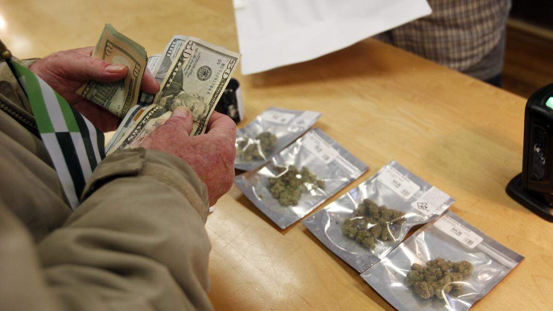 Voters are considering a tax on marijuana sales in unincorporated areas of San Luis Obispo County in Tuesday's primary election.