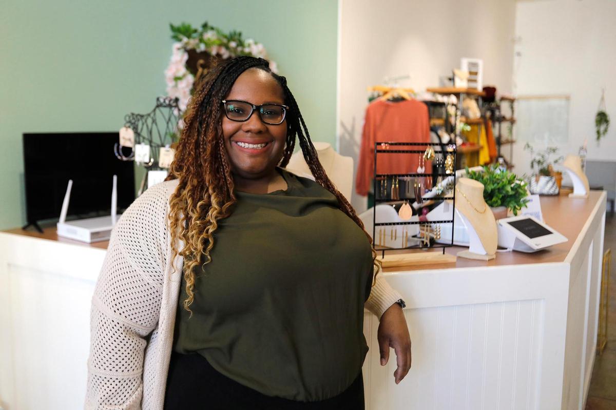 Angelic Dirden is the owner of Opulence, a size-inclusive women’s clothing boutique that opened in downtown San Luis Obispo in November 2022.