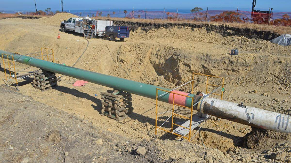 Two crude oil pipelines in Santa Barbara and adjacent counties owned by beleaguered Plains All American — including Pipeline 901, above — have been acquired by oil giant ExxonMobil.