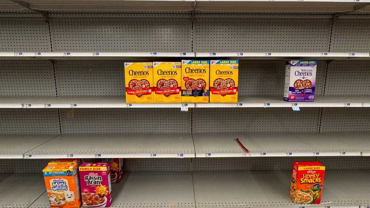 Rite Aid locations across San Luis Obispo County such as the Foothill Boulevard location in San Luis Obispo, pictured here, are experiencing shortages of several products including food, personal care items and some medications.