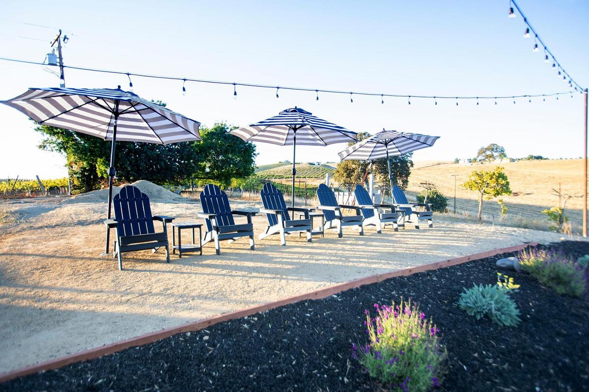 Kristy and Evan Bishop have opened Black Market Cheese Company, which opened for cheese tastings and farm tours in late September. The courtyard has scenic seating.