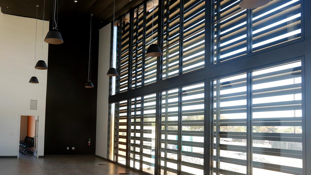 A ribbon-cutting ceremony was held Monday for the 40 Prado Homeless Services Center in San Luis Obispo. It’s slated to officially open in early October.