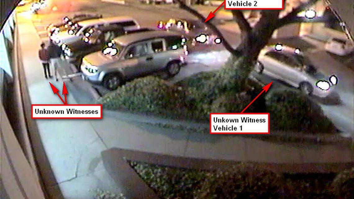 The San Luis Obispo Police Department has released this still image from surveillance video in hopes that witnesses present when the dye pack exploded in the bag of money stolen by the Geezer Bandit in a Dec. 2 Bank of America robbery.