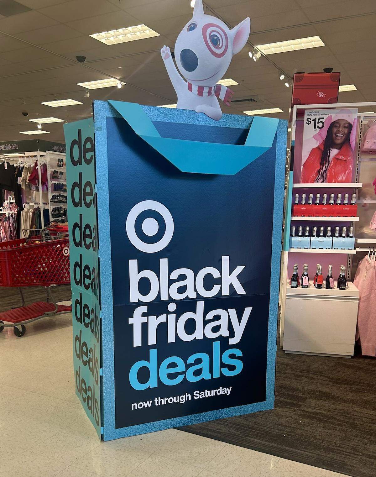 Target in San Luis Obispo was offering Black Friday deals through Saturday, with big markdowns on electronics and clothes and accessories.
