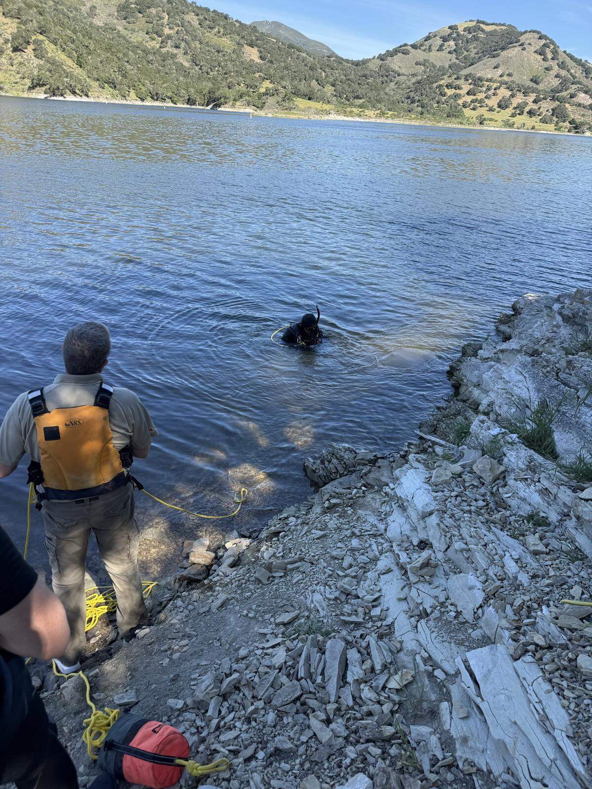 The San Luis Obispo County Sheriff’s Office used dive and drone teams to search Lopez Lake for a missing man on March 23, 2026. The body of 25-year-old Sergio MendiolaGarcia of Santa Maria was recovered that morning.