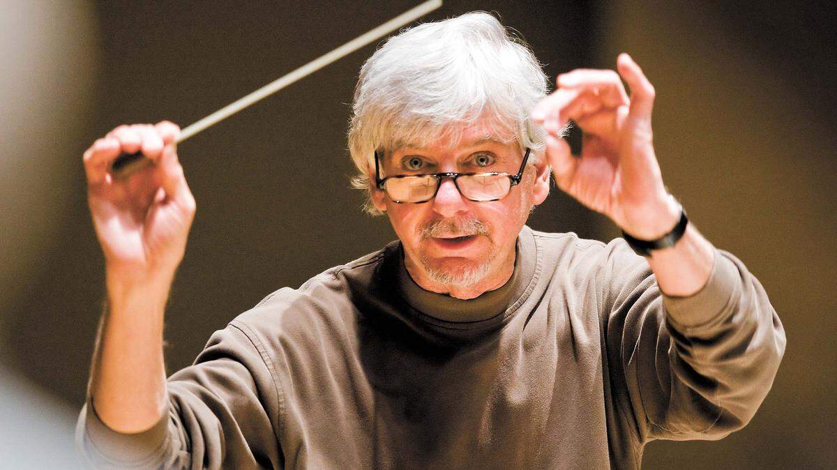 Conductor Michael Nowak leads the San Luis Obispo Symphony through a rehearsal in 2011.