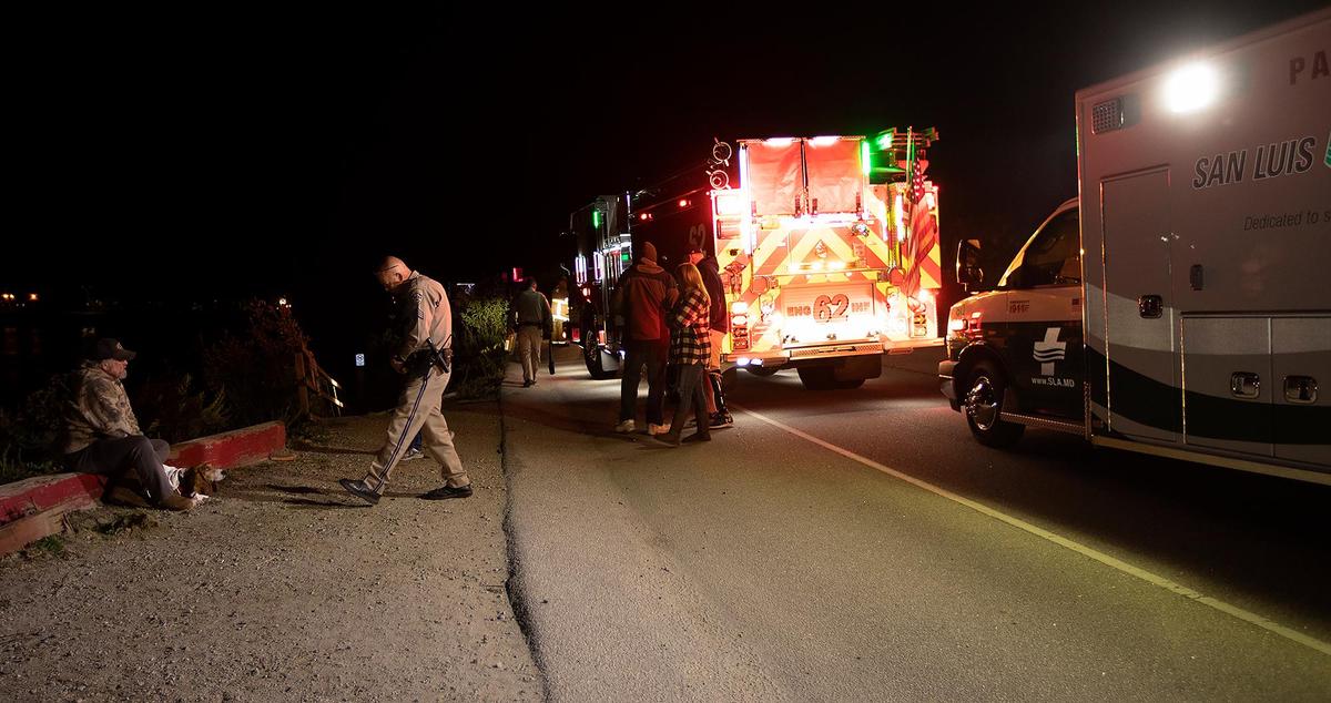 A 21-year-old female from Nipomo went over an embankment from Avila Beach Road and crashed on Fisherman’s Beach. She suffered minor injuries.