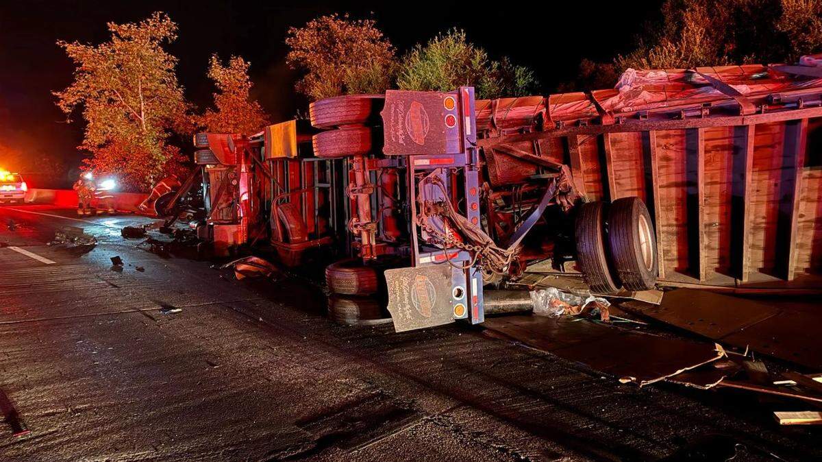 The driver of a pickup truck was killed in a collision with a semi truck on Highway 101 on the Gaviota Coast on the morning of Jan. 5, 2024.