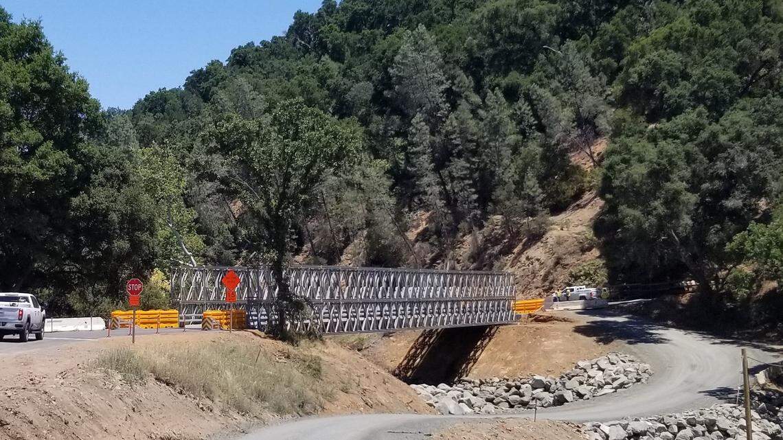 SLO County Public Works and Granite Construction, Inc. have started building a new permanent Chimney Rock Road bridge over Franklin Creek near Fawn Lane in Paso Robles.