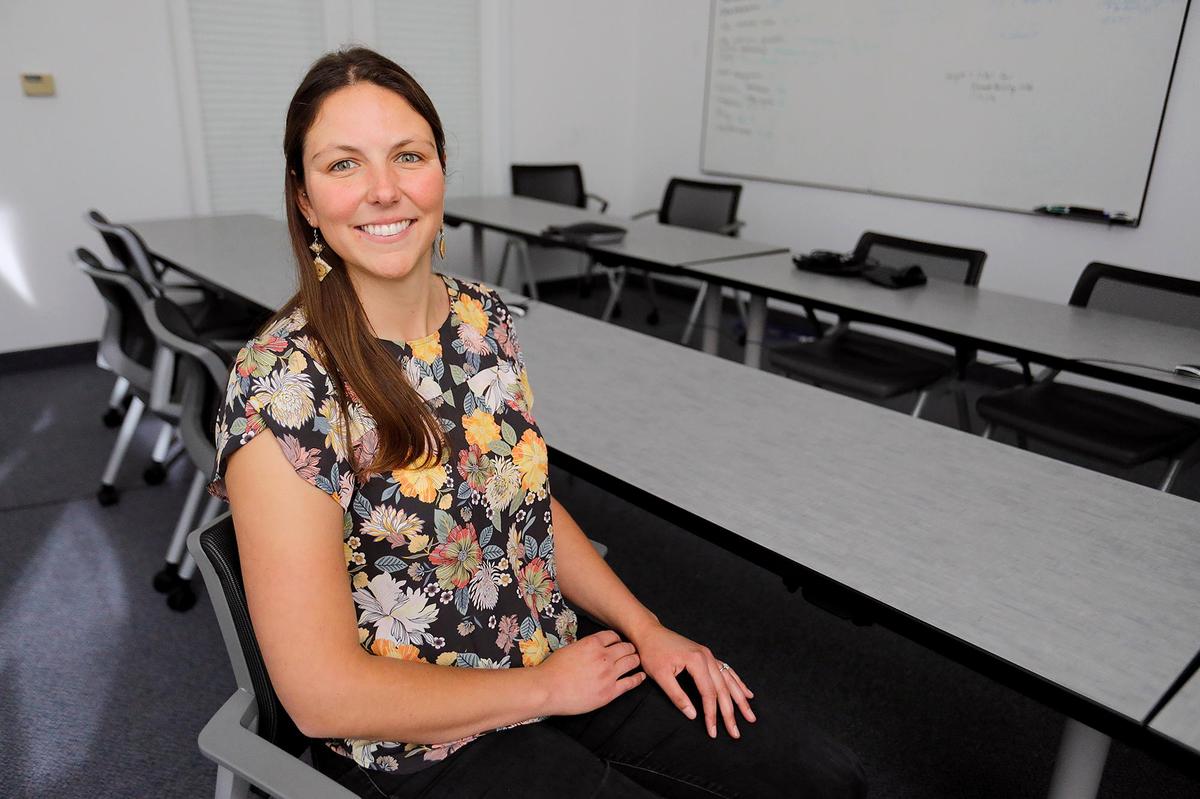 Jessie Burmester is an epidemiologist for the SLO County Public Health Department who tracks COVID trends in 2022.