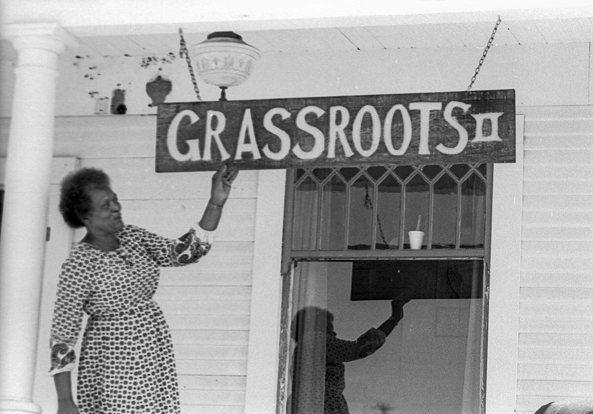 Maxine Lewis was involved with helping those in need through Grassroots and Grassroots II in San Luis Obispo until her death in 1988. She is seen here Aug. 27, 1981.