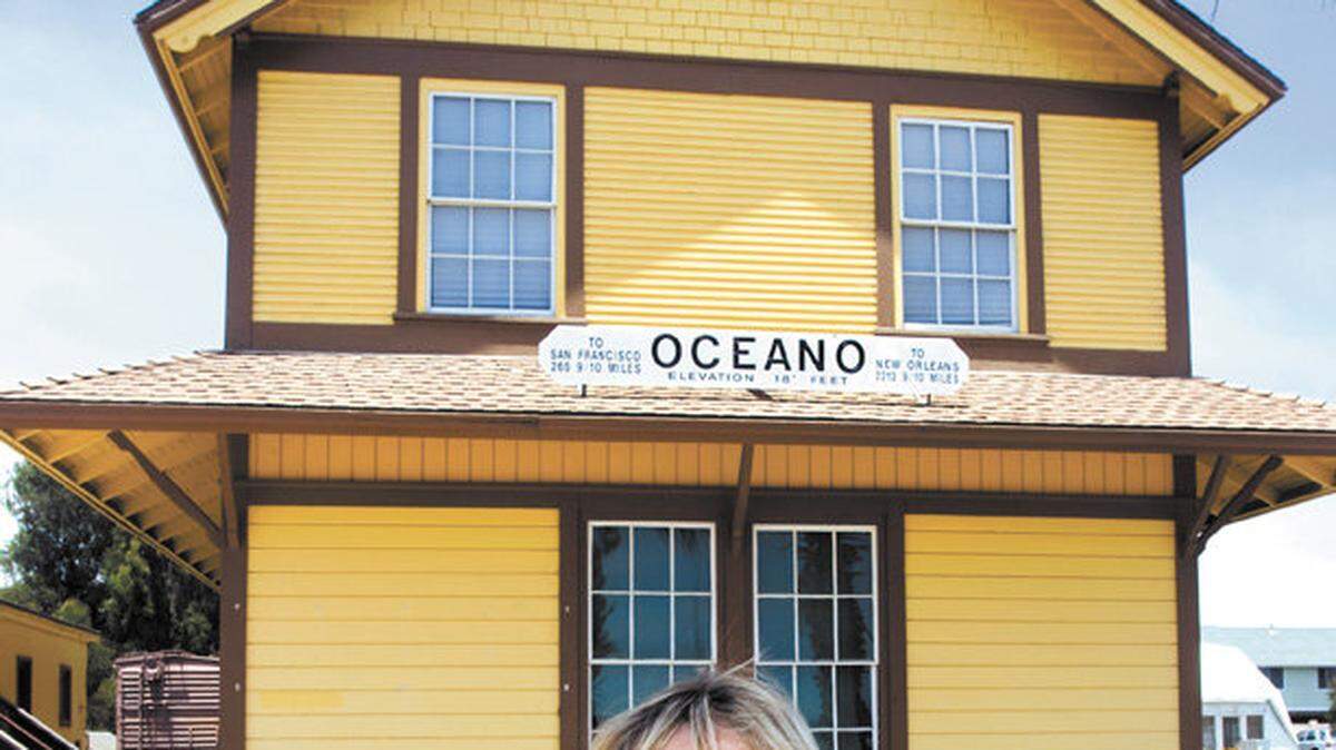 Linda Austin is a local historian who has authored books on the Oceano area. Her father, Harold Guiton, was instrumental in saving the Southern Pacific train depot in Oceano.