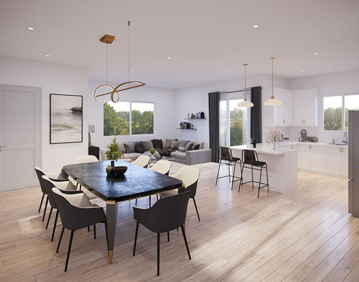 Concept art shows Hill Street Terraces, a 24-home single-family residential development near Blume and Hill streets in Nipomo from Coastal Community Builders which was announced Tuesday, March 11, 2025.