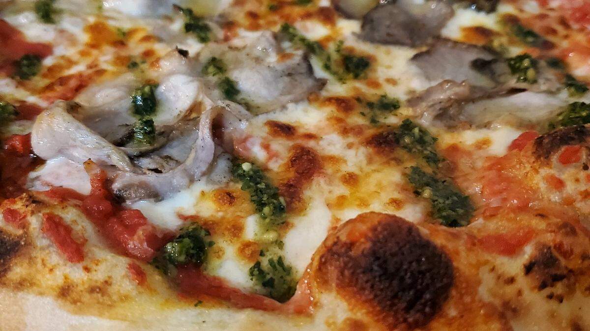 The Four Seasons Pizza is just one of the wood fired pies on offer at the Colony Market & Deli in Atascadero.