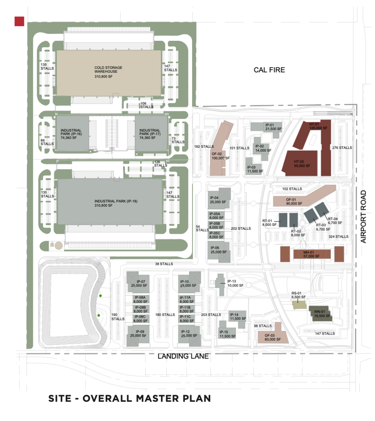 Renderings for The Landing show over one million square feet of builds including shopping, wineries, hotels and a convention center, among others at the site of the old boys’ school in Paso Robles. Owner Majestic Realty is taking the plan to the City Council in summer 2026.