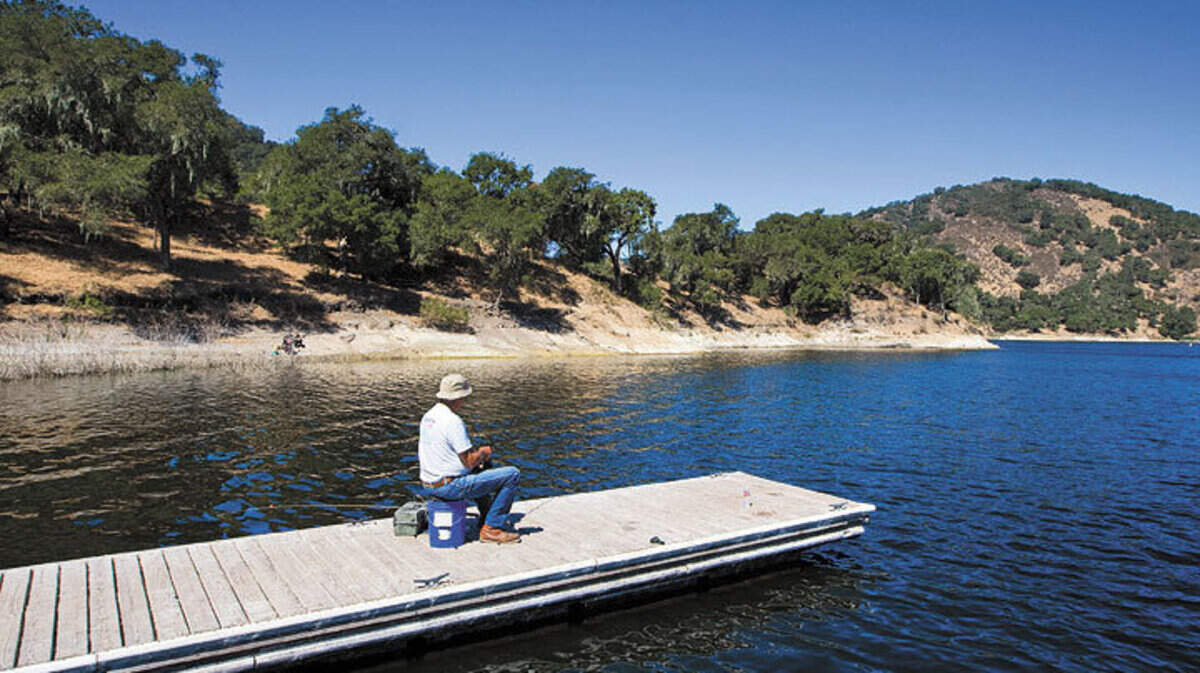 Fred Fernamburg of Arroyo Grande said he's been fishing at Lopez Lake since he was a kid.